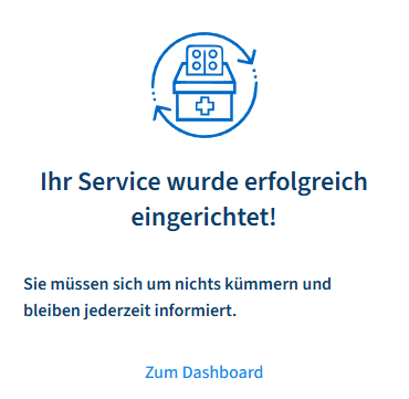 Automatisch versorgt