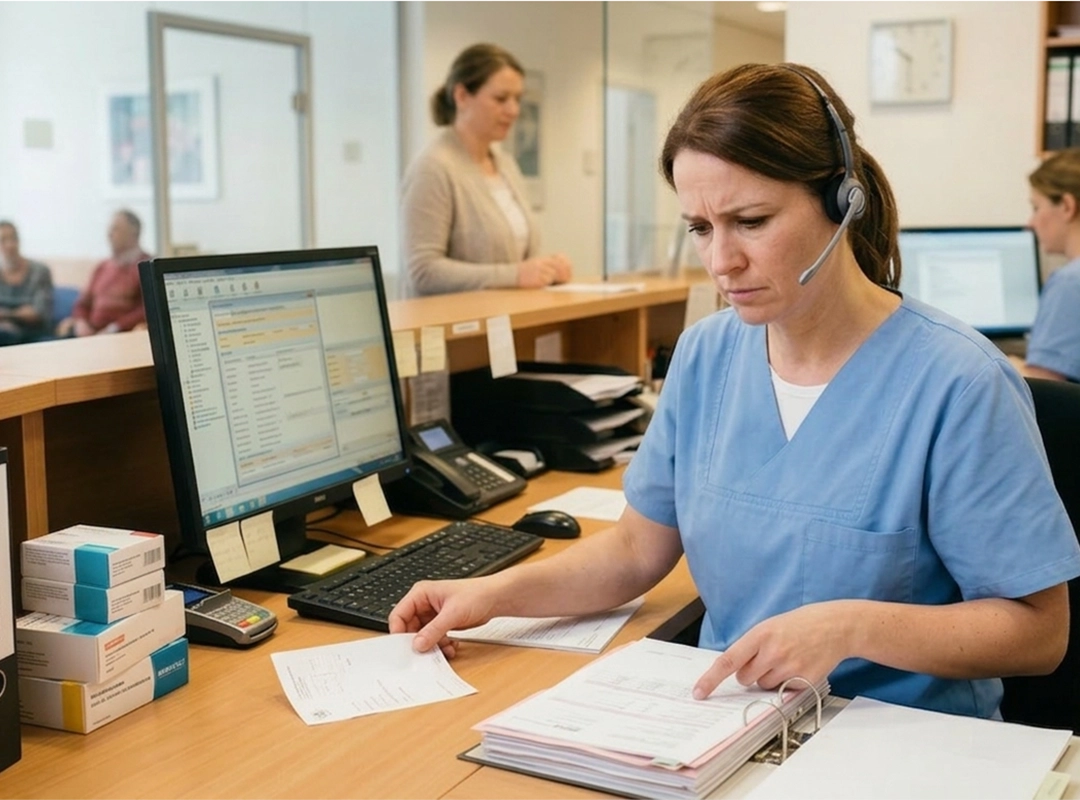 Arbeitsstress in Arztpraxen